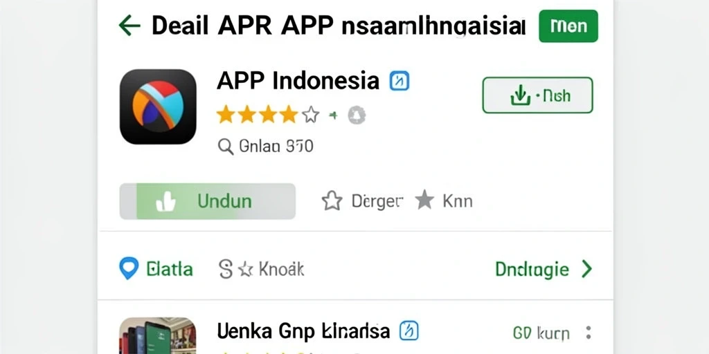 Menu navigasi yang mudah dipahami.
