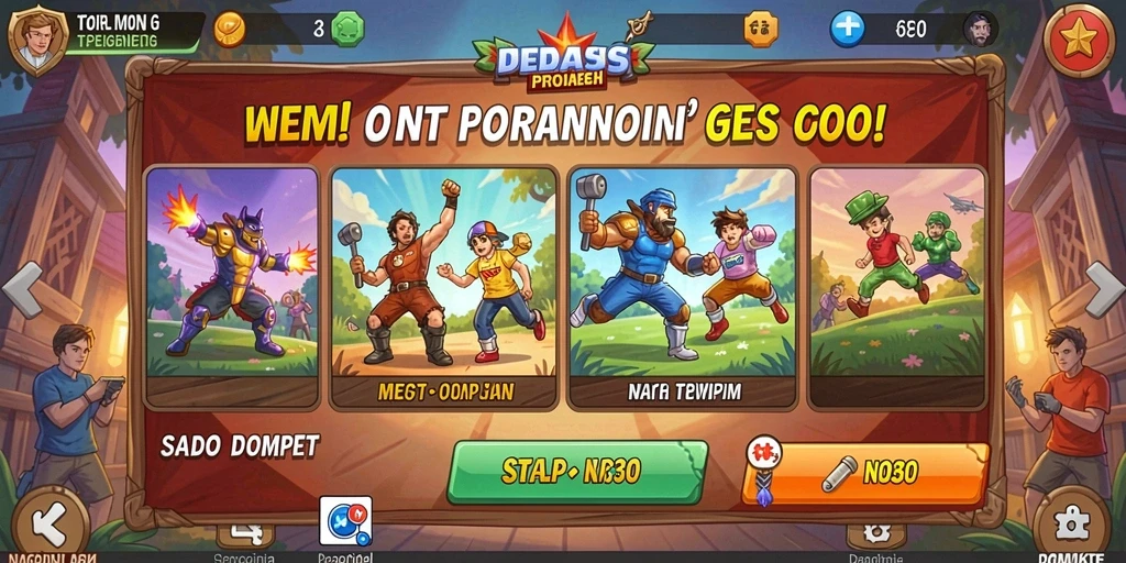 Mode permainan yang mendebarkan dan seru.