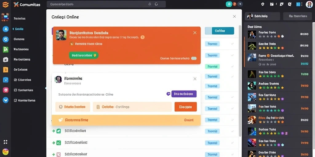 Screenshot menu utama dengan opsi menarik.
