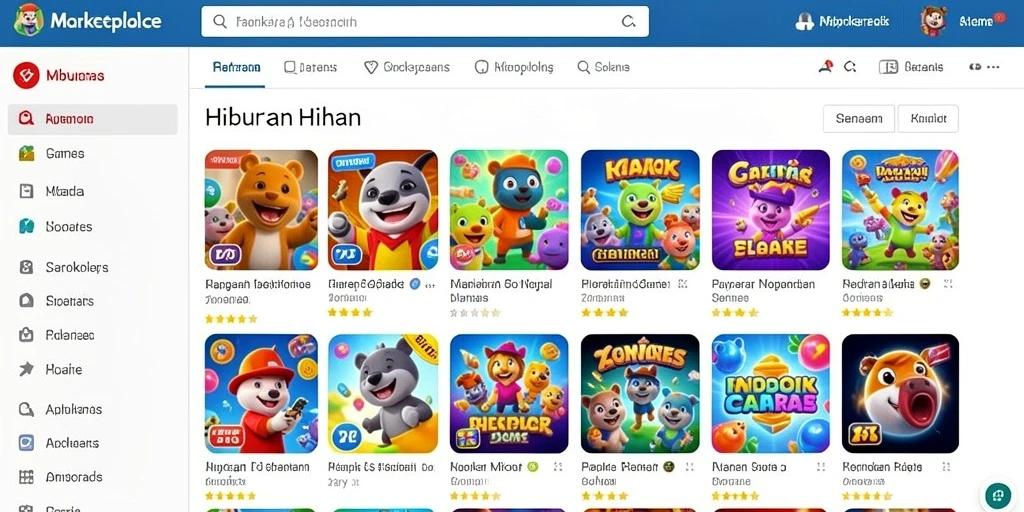 Screenshot memperlihatkan karakter dengan berbagai item yang dapat digunakan.