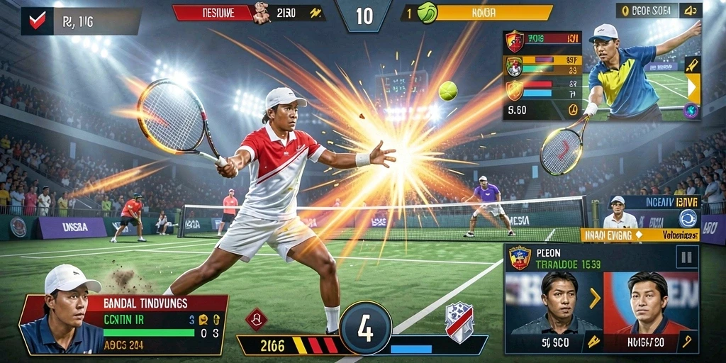 UI intuitif yang memudahkan navigasi dalam game.